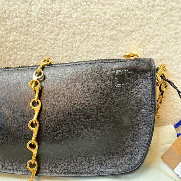 Sold-Burberry Micro Shield Sling mini bag black - Picture 3 of 11